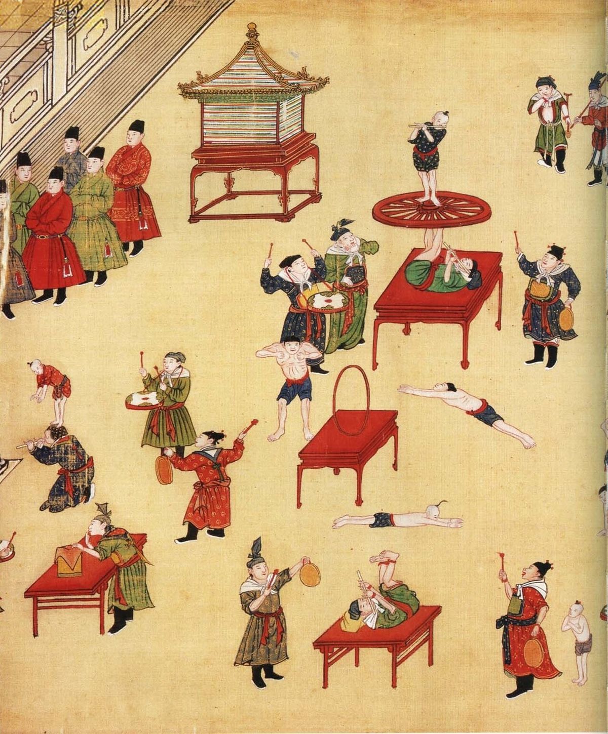 《明宪宗元宵行乐图》局部